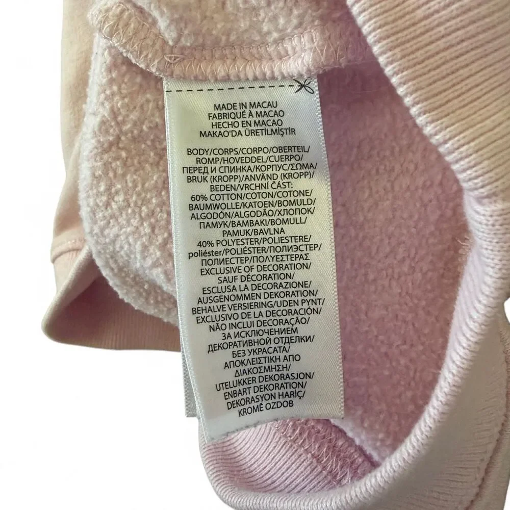 Ralph Lauren Light Pink Ruffle Sweatshirt | 24M | Toddler Girl